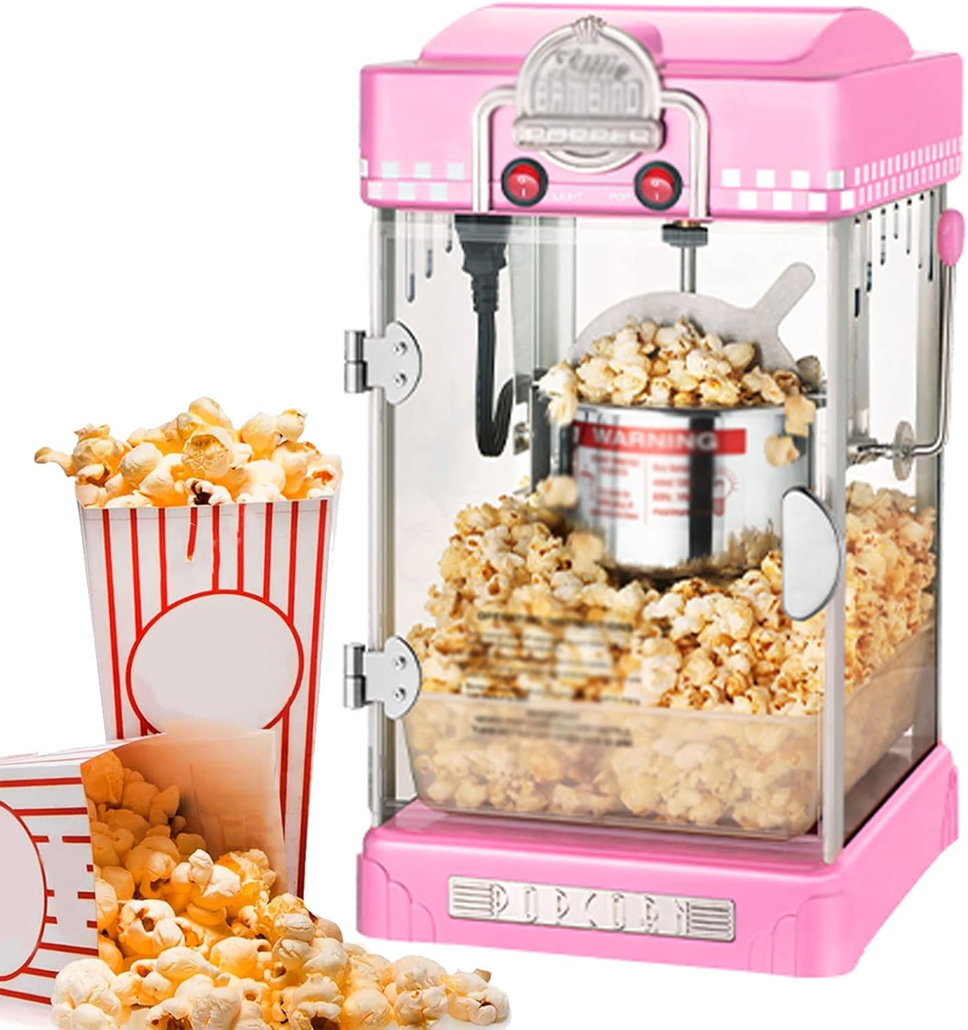 300W Popcorn Maker, Home Hot Air Popcorn Machine, Tasty