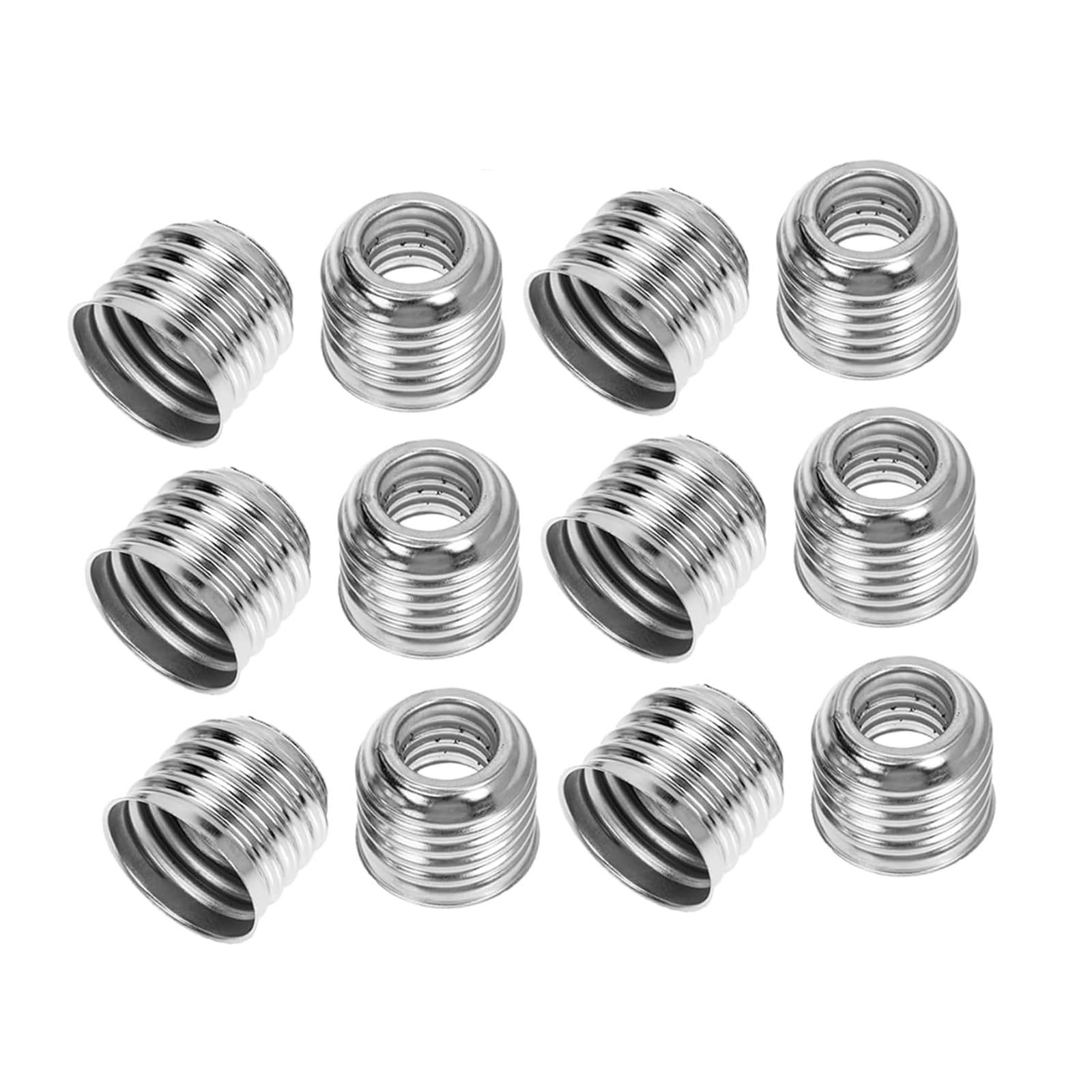 E14 bis E27 LED Lampen Steckdose Adapter, Lampenhalter Konve