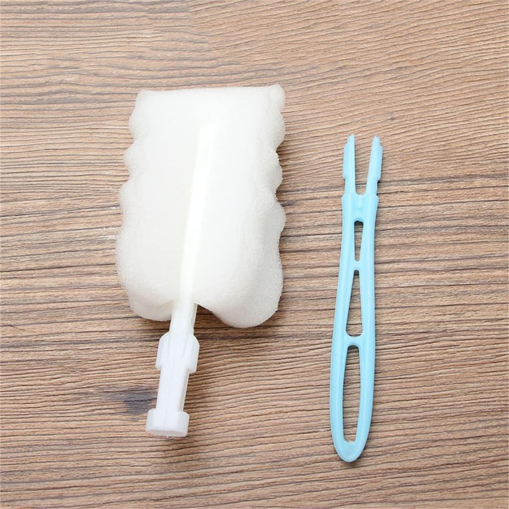 Milk Feeding Bottle Sponge Brush Nipple Cleaning Cup Scrubber Cleaner Tool
