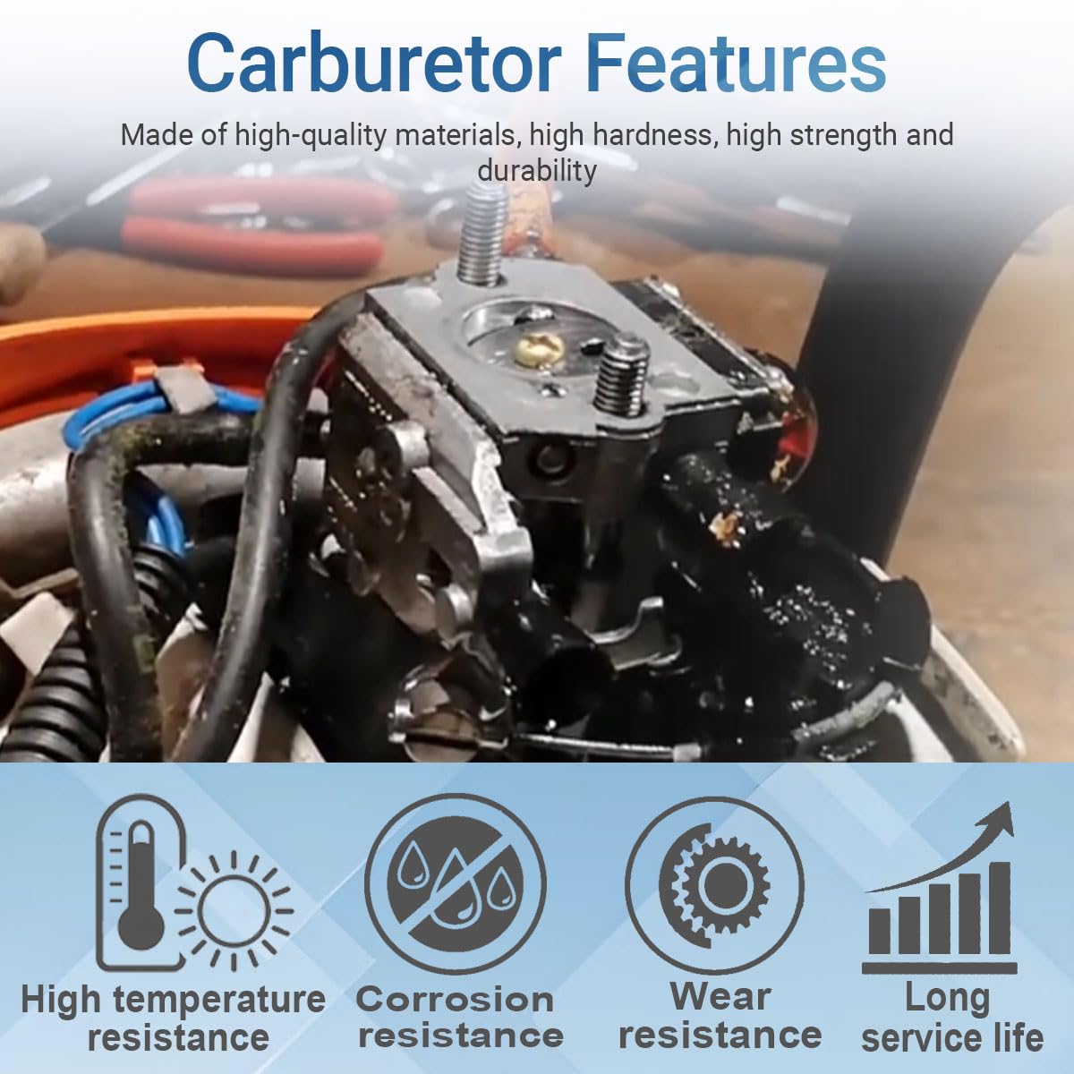 Carburateur Pour Stihl HS81 HS86 - Remplace ZAMA C1Q-S225 - Kit Complet Avec Bougie, Filtres Et Tuyaux