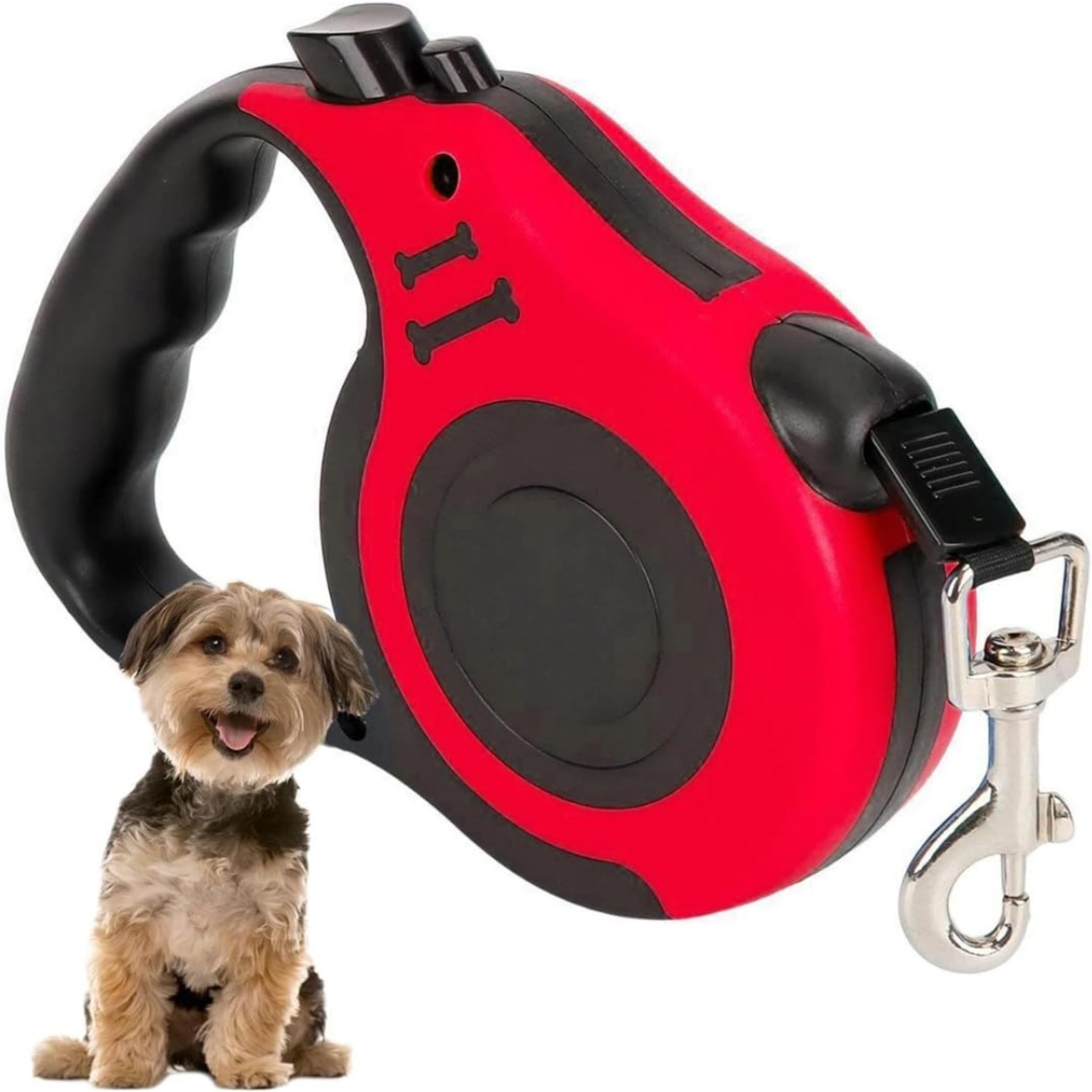 PARENCE. - Retractable Dog Lead 5m - Strong, Lightweight and Secure - Up to 15kg