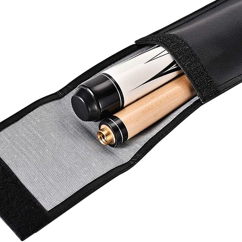 Miniatura 5 de Billiard Cue Case Bag - 32" Pool Cue Case - Cuero Negro