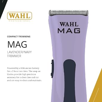 Wahl Professional Sterling Mag Cordless Trimmer, Lithium Ion, Quick-Detach Blade, 120 Minute Run Time, Includes Charging Stand