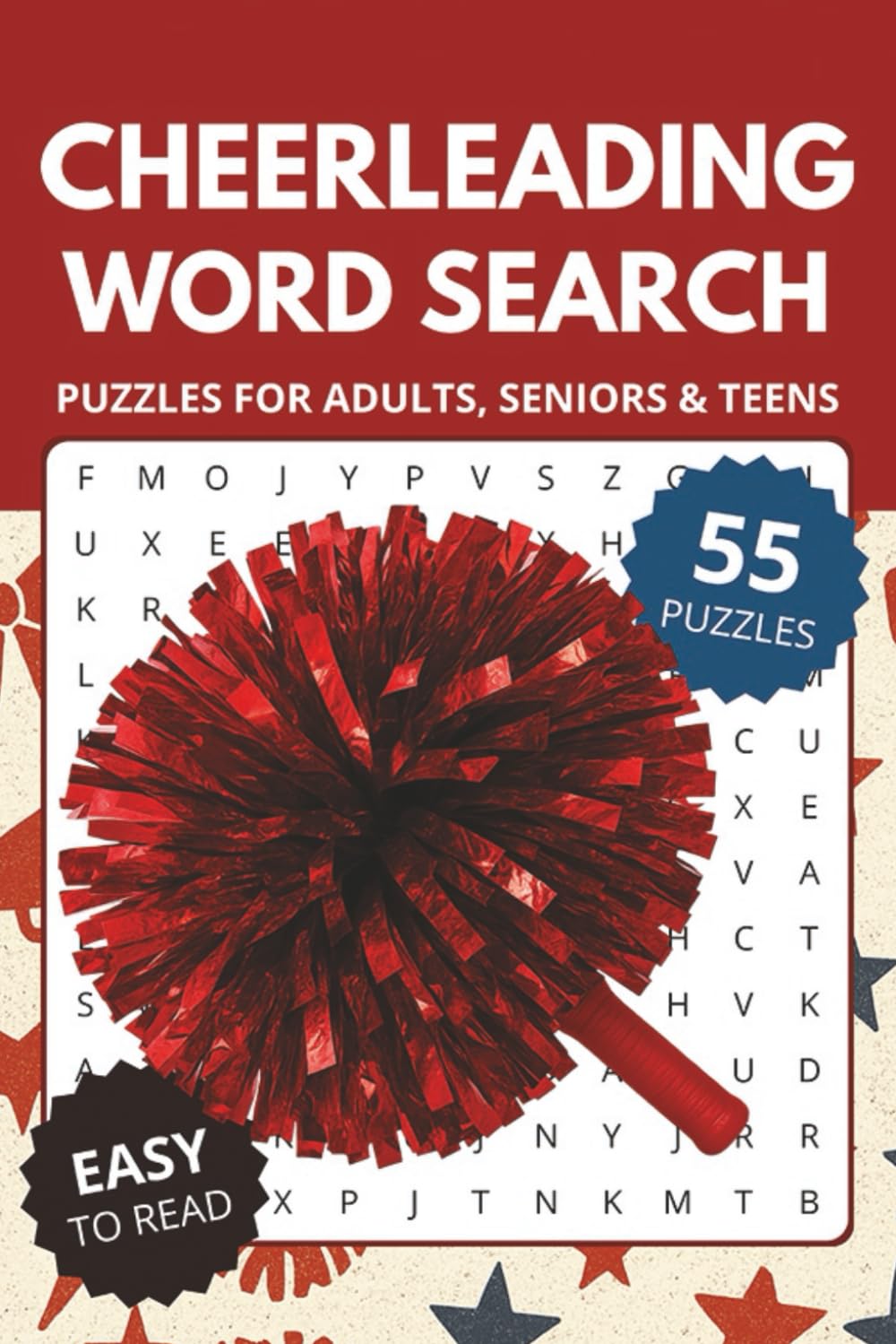 Cheerleading Word Search Book: Word Searches about Cheerleading, Cheer & Dance | 6x9 inches, 110 pages, 55 Puzzles | Gift for Vacations, Holidays and Relaxing Times