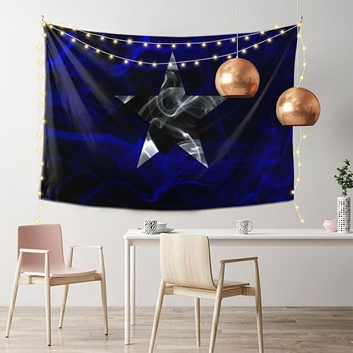 Miniatura 2 de LIFANGMI Smoke Bonnie Blue Flag Tapestry Wall Hanging 60x40 Inch Bedroom Living Room Dormitory Home Decoration Wall Tapestry