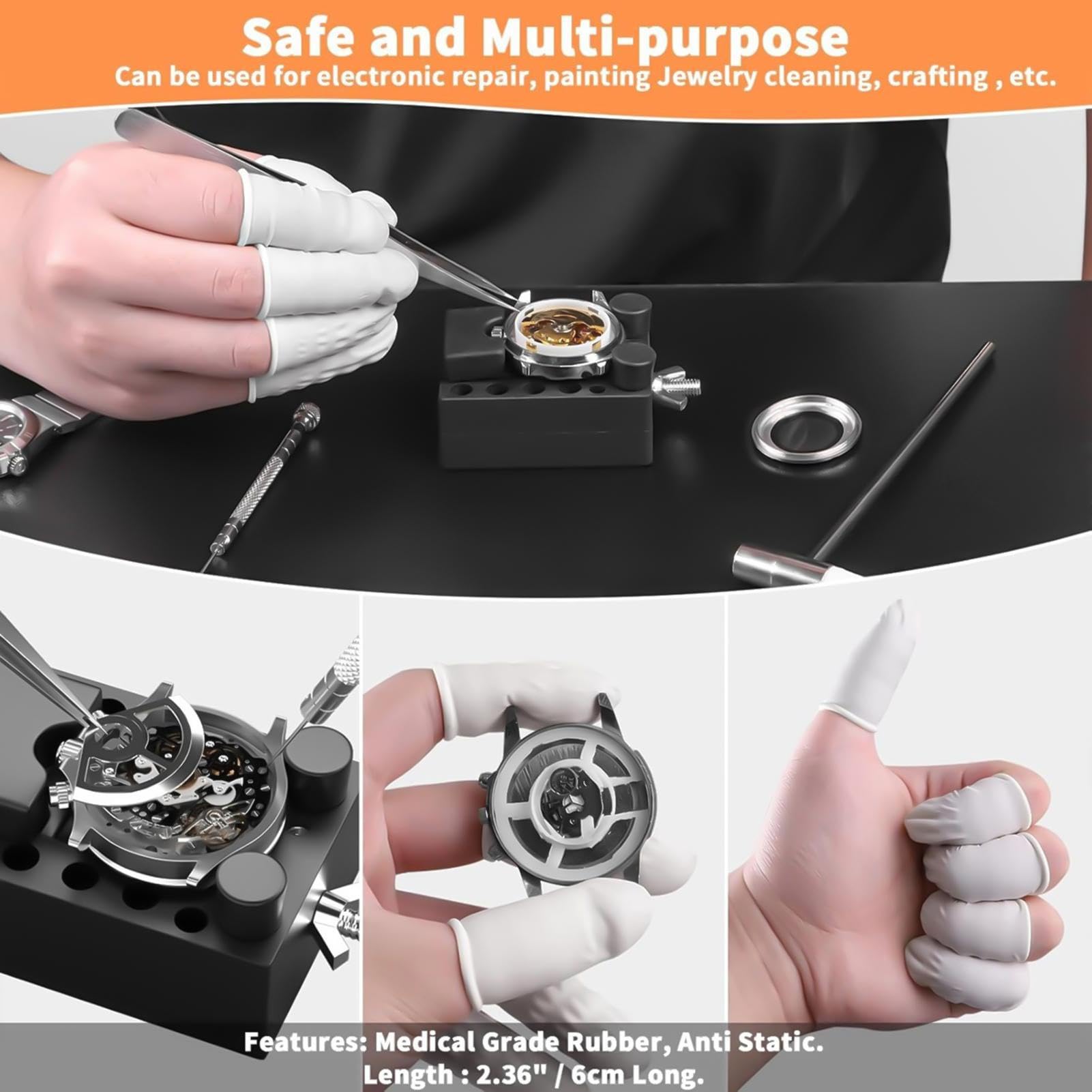 Generico Kit Attrezzi per Orologi Kit Completo per Manutenzione Manuale con | Apri Cassa Orologi e Strumento per Barrette a Molla Per Casa e Viaggio, Sostituzione Batteria e Regolazione Cinturino