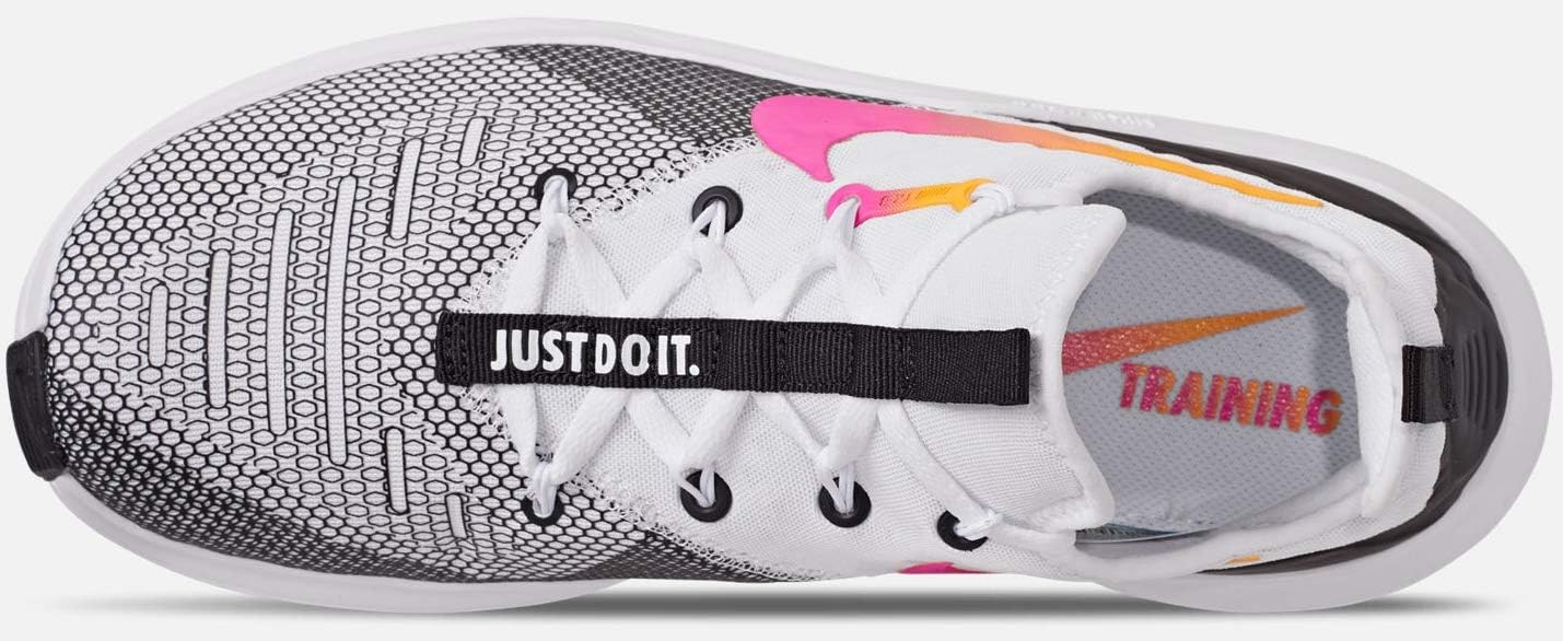 Nike Womens Free TR 8 Athletic Trainer Running Shoes (Black/Laser Fuchsia, Size 5.5 US)