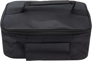 Insulated heating bag 12V Electric Oven Fast Heating Picnic Box for Travel Camping Food Cooking Black
