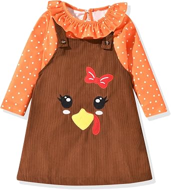 Aalizzwell Toddler Girl Christmas Clothes Xmas Dress Outfit