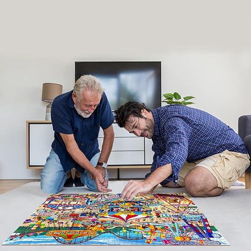 Miniatura 6 de Jigsaw Puzzles for Adults 1000 Piece Puzzle for Adults 1000 Pieces Puzzle 1000 Pieces-Amusement Park