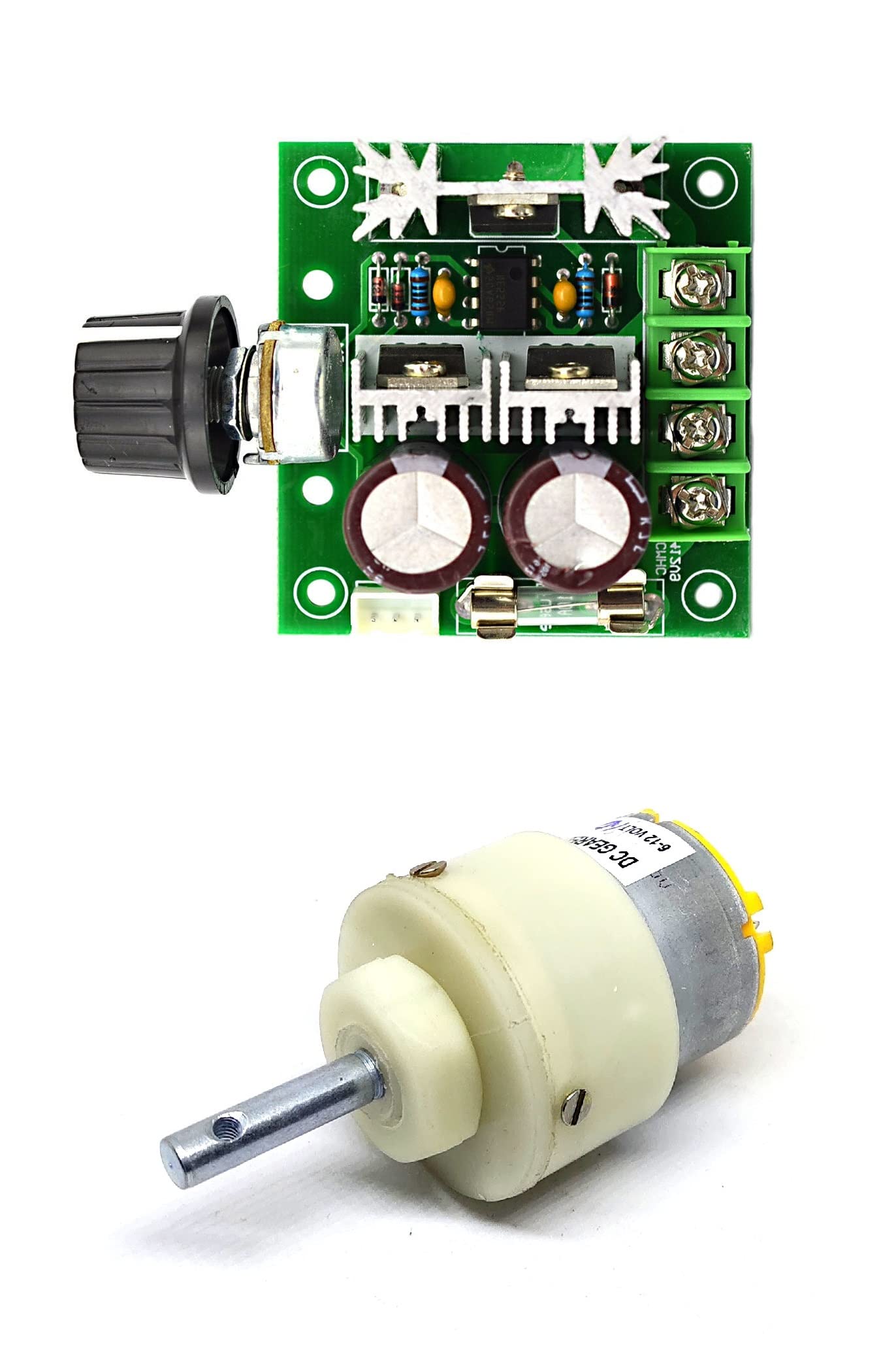 INVENTO 1pcs 12V 5 Kg-cm 200 RPM 6mm Shaft 5 Kg-cm Torque Geared DC Motor with 12V - 40V 10A PWM DC Motor Variable Speed Controller (B09PJM3TCK) Amazon Price History, Amazon Price Tracker