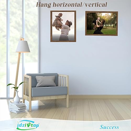 Vista 158 de Marco gris rústico de 18 x 24 pulgadas, marco para póster de 18 x 24 pulgadas, color gris envejecido, grande, retro, natural, 24 x 18 pulgadas