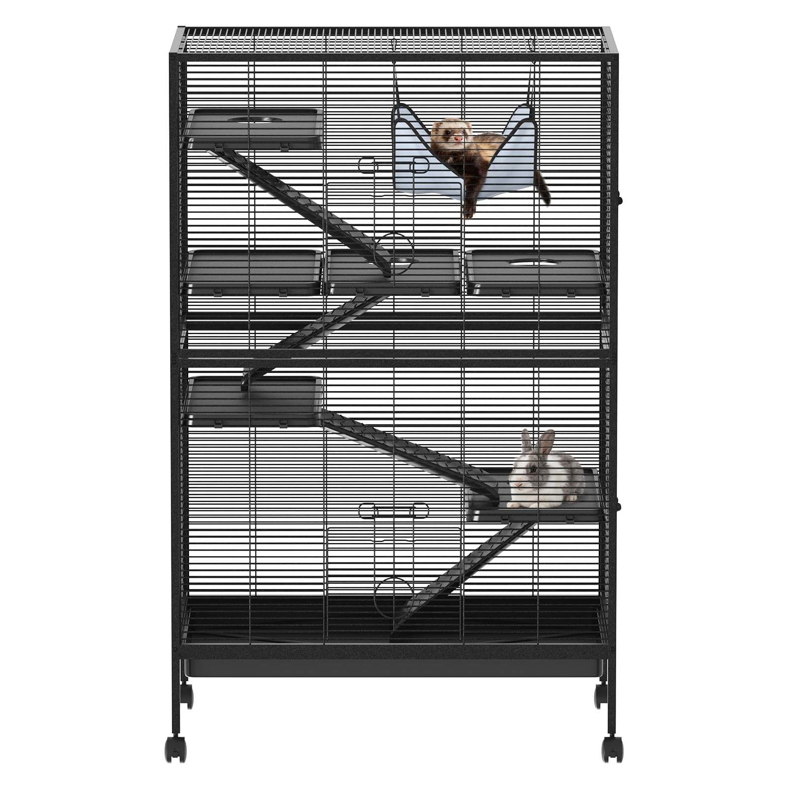 Garvee Metal Cage for Ferrets & Small Animals -9