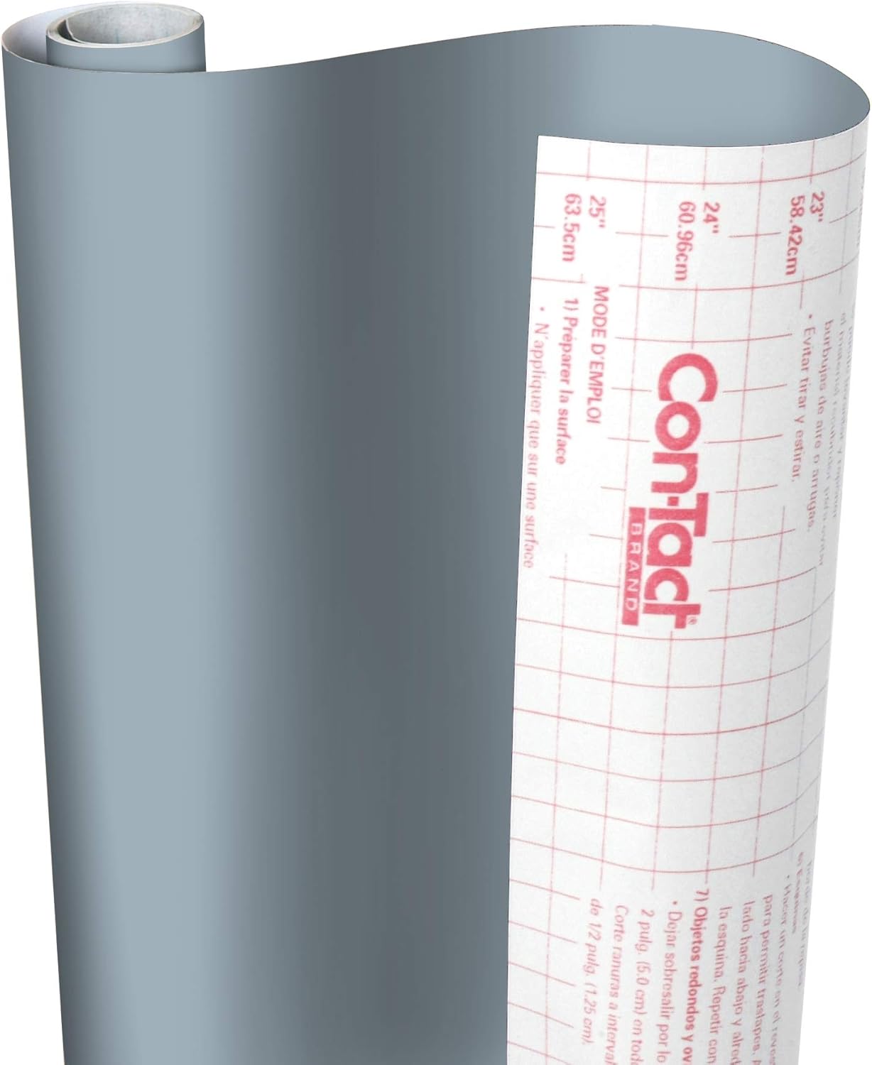 Con-Tact Brand Creative Covering, Self-Adhesive Shelf Liner, Multi-Purpose Vinyl Roll, Easy to Use and Apply, 18'' x 16', Ocean Blue Ocean Blue 1.8"W x 18"L