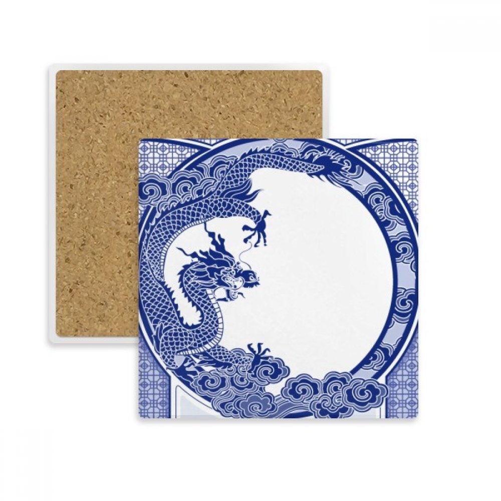Dessous de verre carré dragon pour sublimer vos pauses café