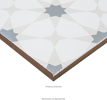 15ZODIAS＆18BLAZON Amazon.com: MSI Zoudia Encaustic 8 in. x 8 in. Matte