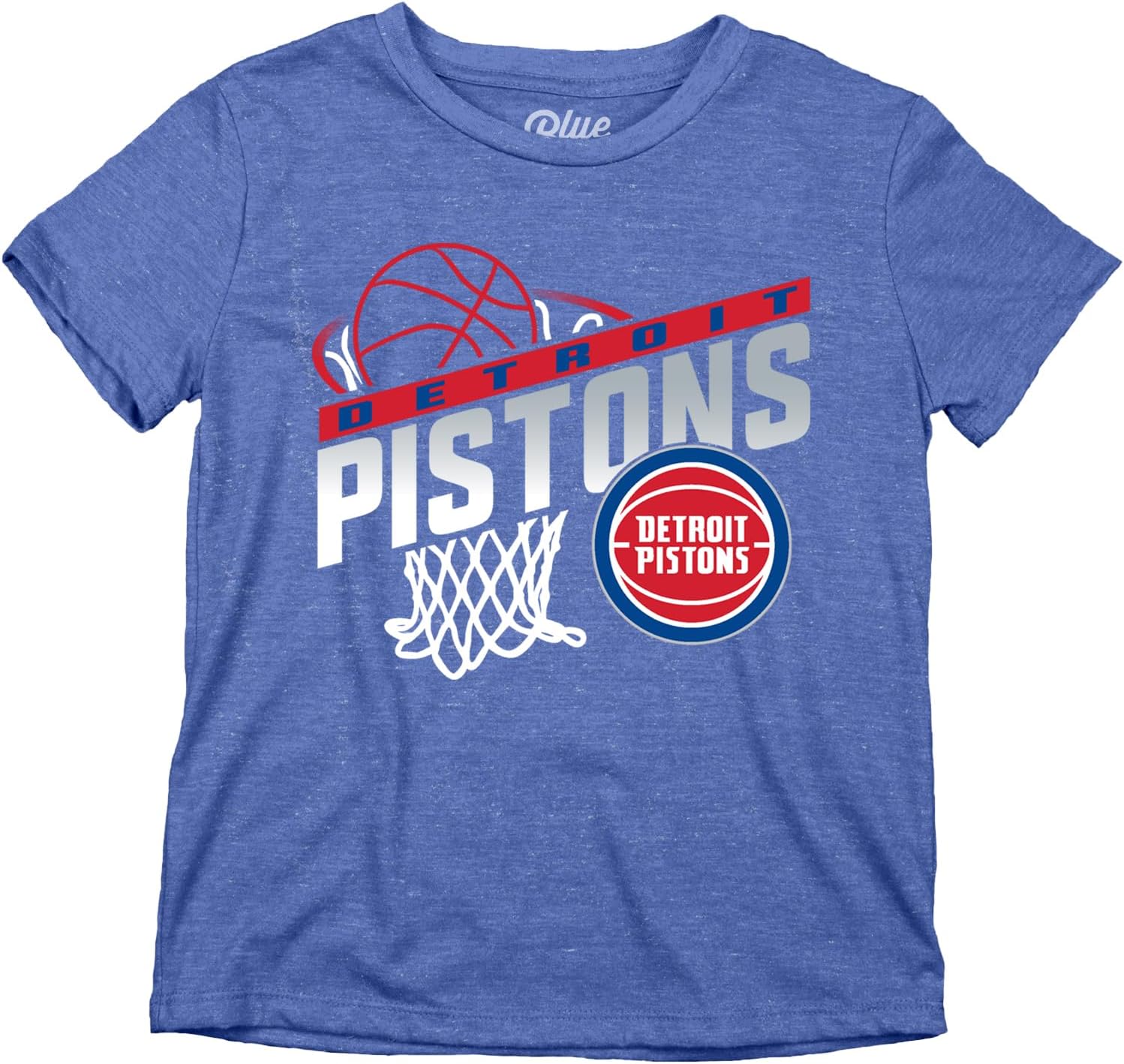 Blue 84 NBA Unisex Kids NBA Officially Licensed Youth Tri-Blend T-Shirt Hoop Team Color