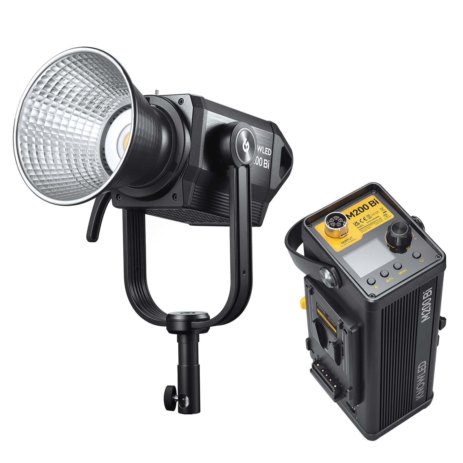 Godox M200Bi Professional Studio LED Video Light 230W Fill Light 2800K-5600K Dimmable CRI96+ TLCI97+ Bowens Mount Support APP/2.4G Wireless/DMX Control for Indoor and Outdoor Vlog Live Video-image-43