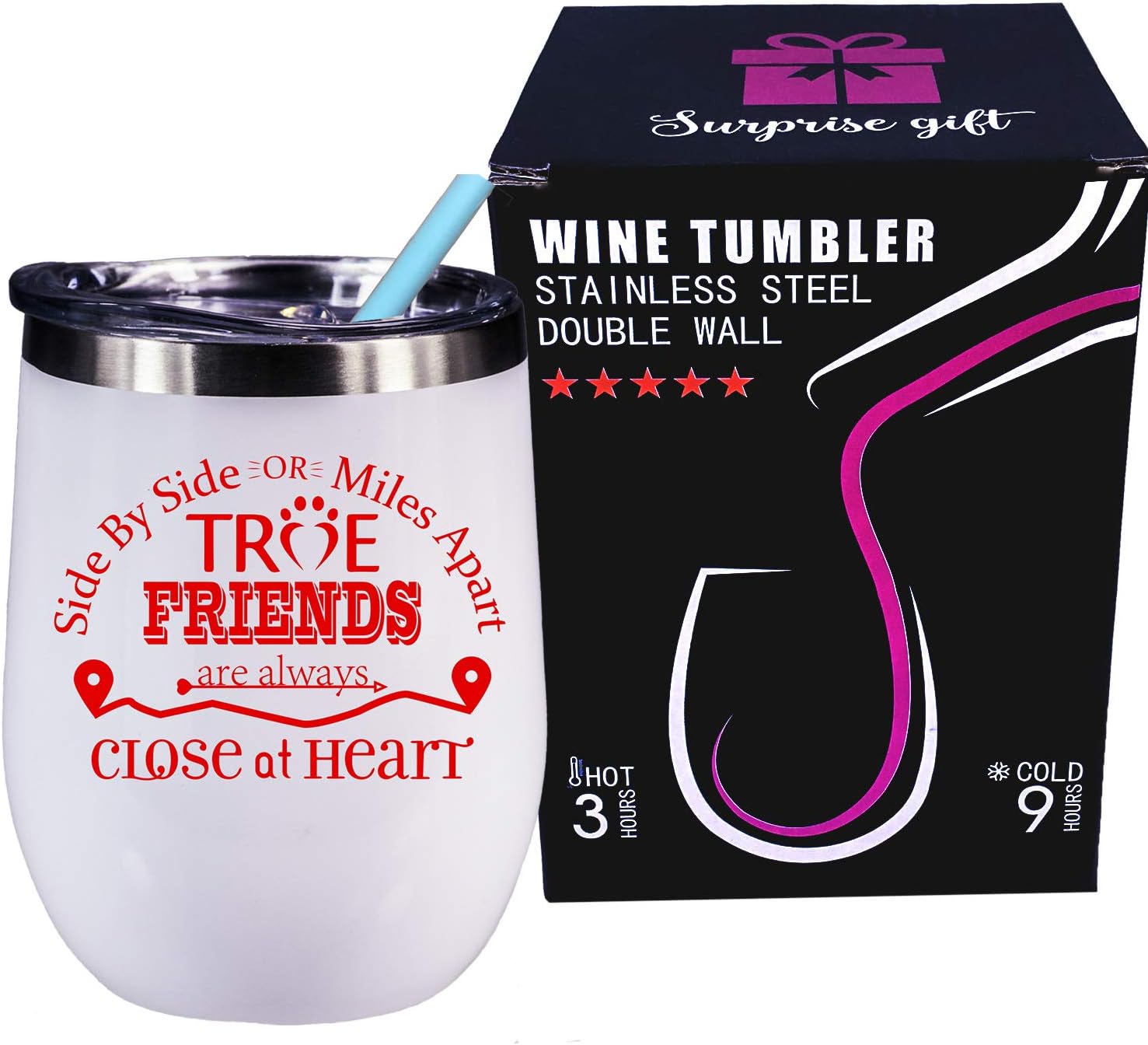 Tech Deals 🔥 Best Friend Gifts, Friendship Gifts For Women, Long Distance BFF Gift, For Women BFF Wine Glass Tumbler Christmas Gifts For Girls Mug Flash Sale Best Friend Gifts, Friendship Gifts For Women, Long Distance BFF Gift, For Women BFF Wine Glass Tumbler Christmas Gifts For Girls Mug