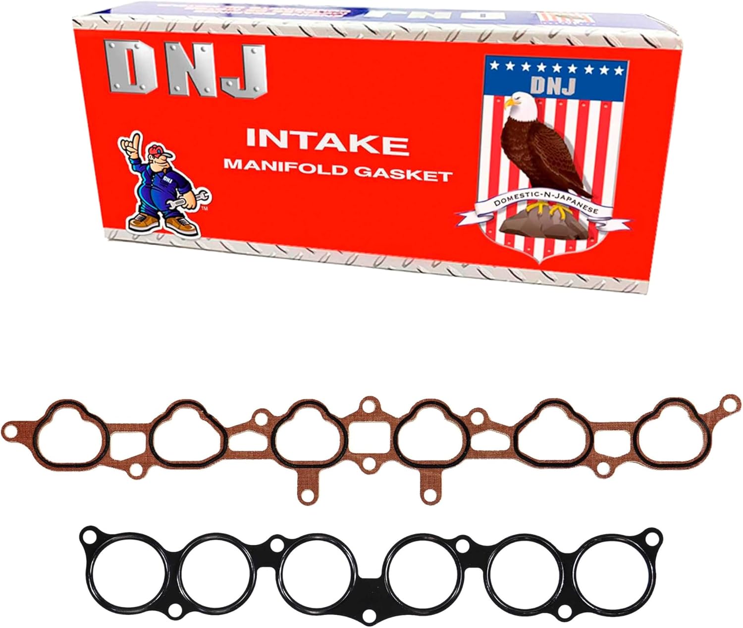 DNJ IG952 Intake Manifold Gasket Set for 1998-2005 Lexus, Toyota GS300, IS300, SC300 3.0L L6 24V DOHC 2997cc