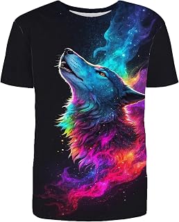 Unisex 3D Print Round Neck Short Sleeved Fashion Summer T-Shirt