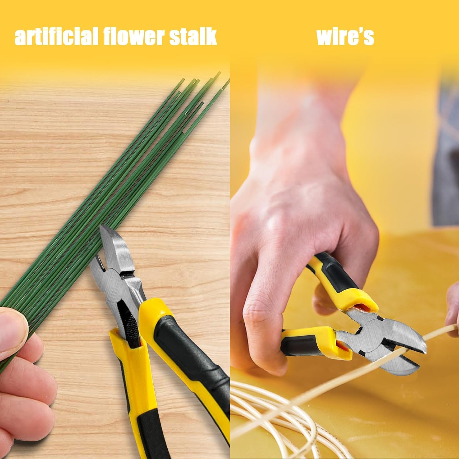 Precision Wire's Cutters Heavy Duty Pliers - Side Cutters, Cutting Pliers, Wire's Cutter Plier, Wire's Snips, Side Cutter Plier, Wire's Cutters for Crafting. (6 inch)