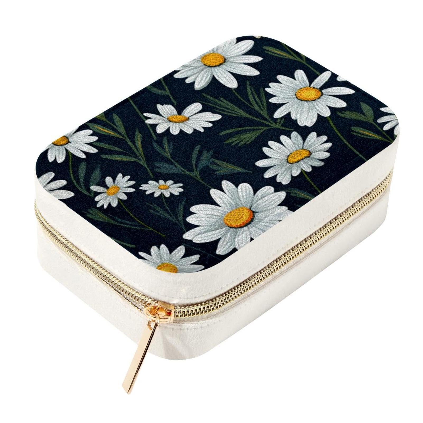 Boîte à bijoux fille Little Daisy, étui portable pour bagues et boucles
