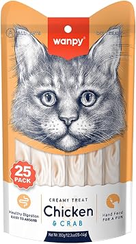 Wanpy Tavuklu&Yenge li 25 * 14 gr Krema Kedi  d l