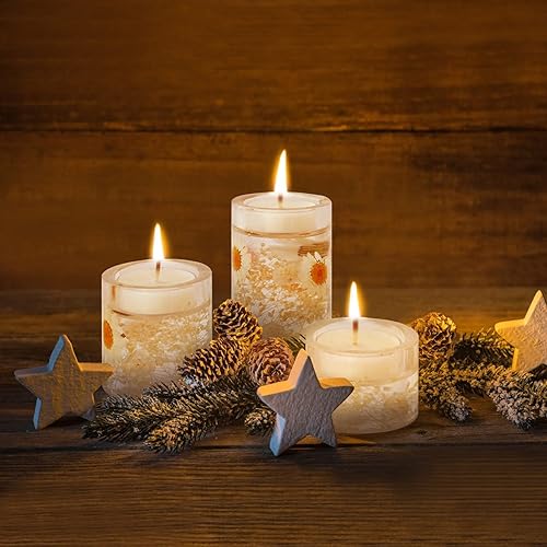 Vista 6 de Portavelas de resina, juego de 3 moldes cilíndricos de silicona para candelabro epoxi para resina epoxi DIY portavelas de cristal, decoración