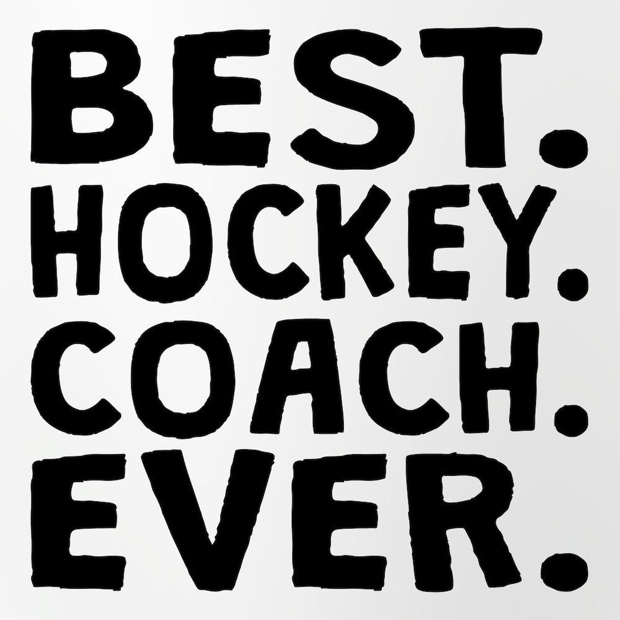 CafePress Best Hockey Coach Ever Pint Glass, 16 oz. Drinking Glass