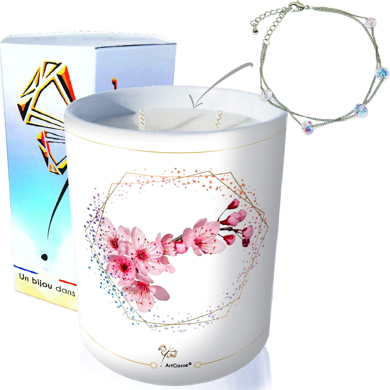 ciondoli candele di cotone