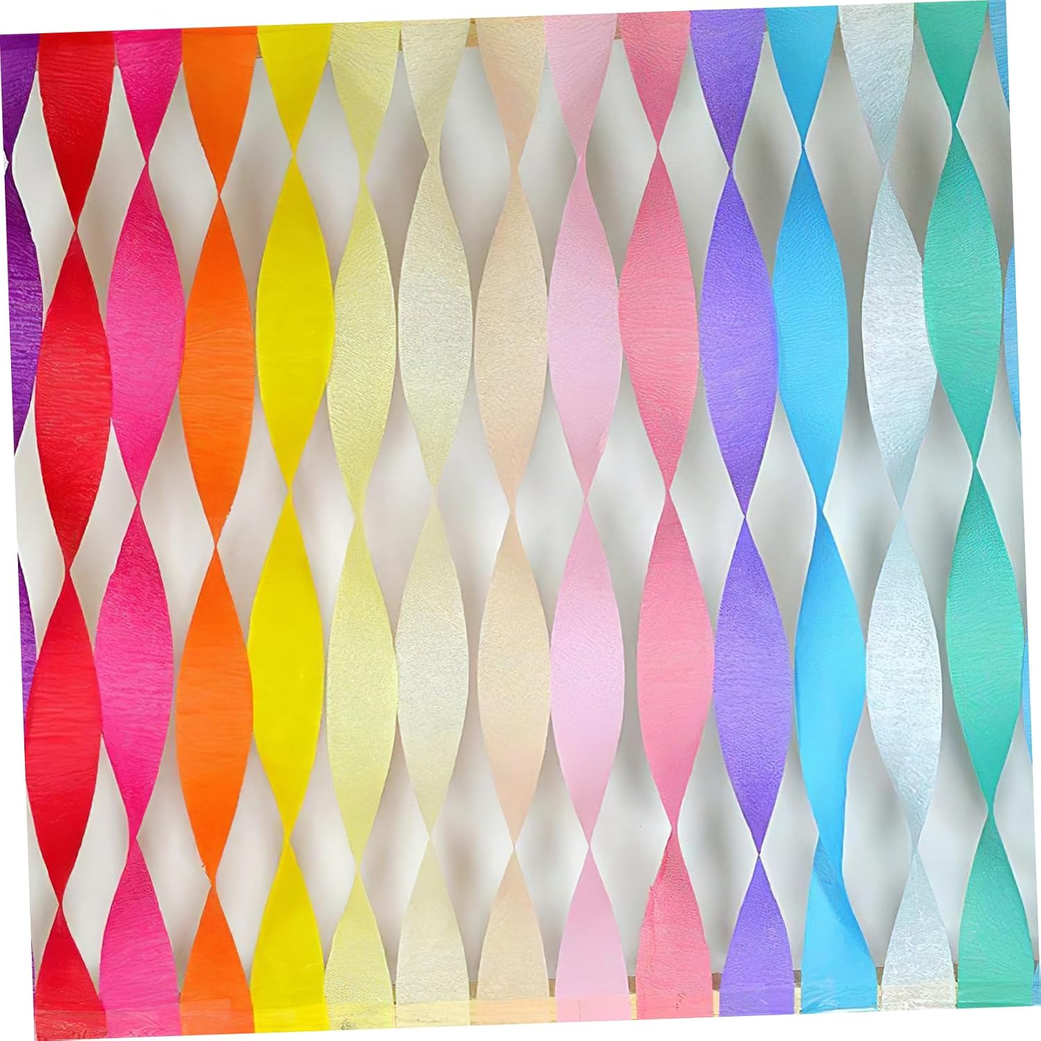 12rolls Crepe Paper Streamers for Weddings and Parties Decorative Streamers for Birthday Festivals and Special Occasions Easy to Bright and Versatile Decor