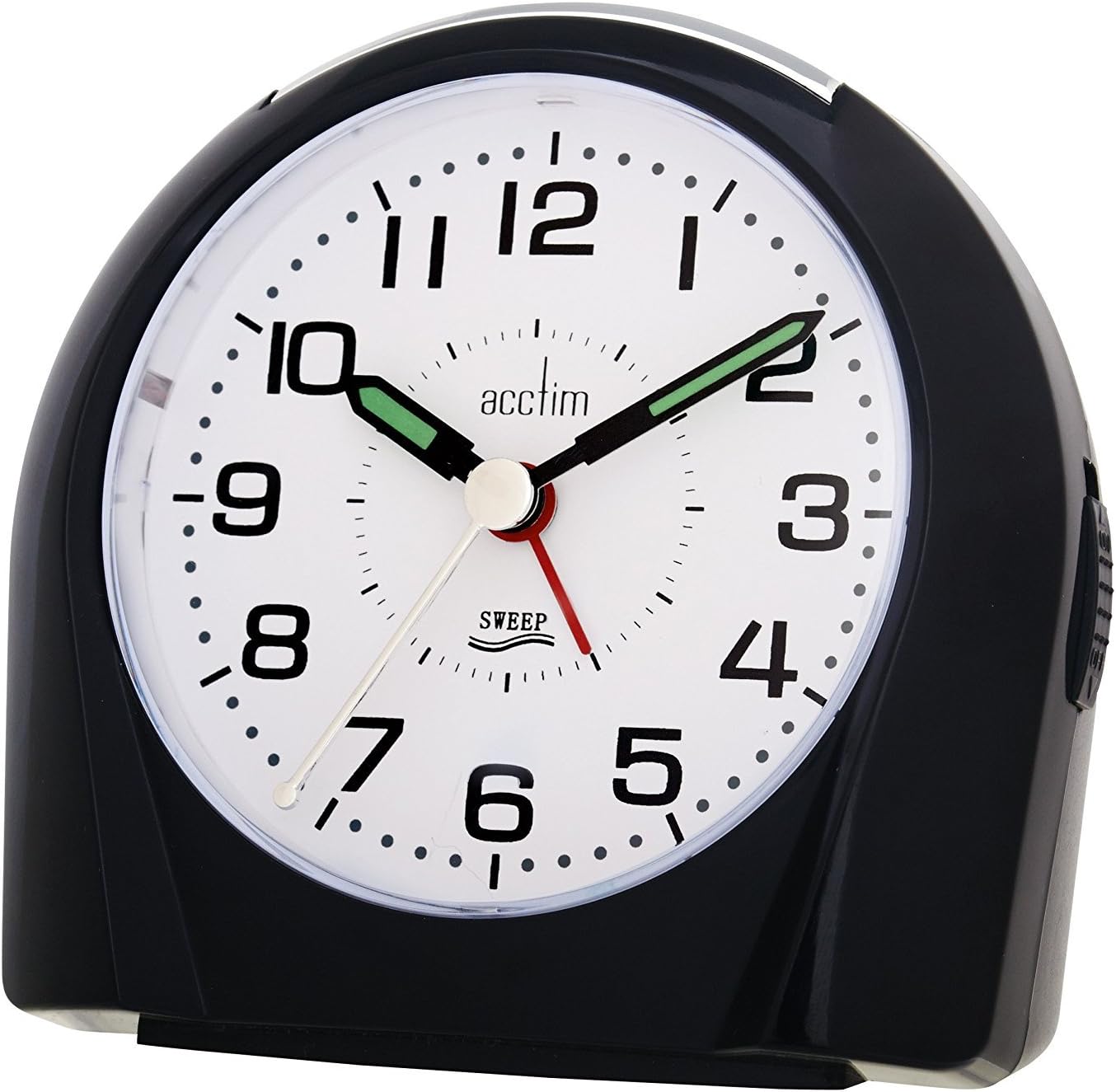 Acctim Europa Silent Sweeper Alarm Black 14113