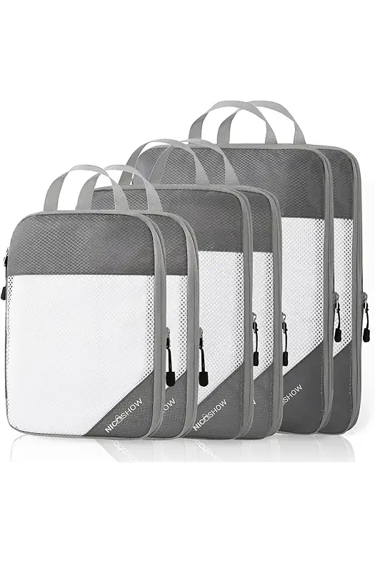 NICOSHOW Compression Packing Cubes for Travel, Packing Cubes...