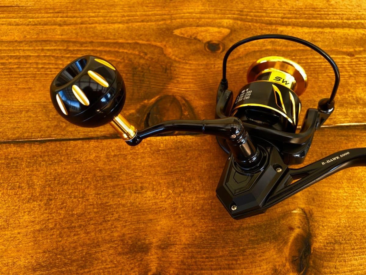 スピニングリール 5000番 ショアジギング ねじ 式パワーハンドル
