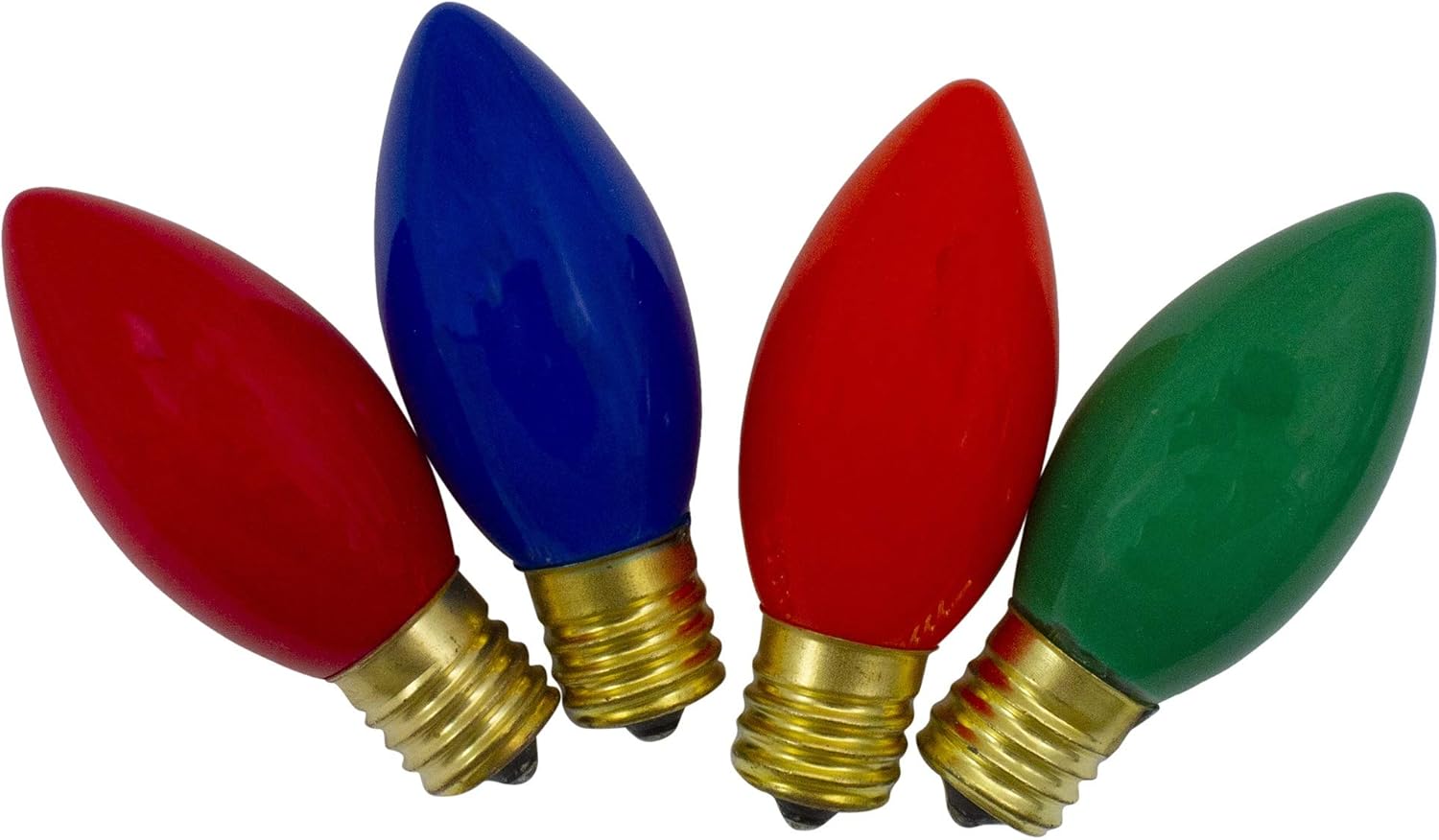 Northlight C9 Opaque Christmas Replacement Bulbs - Multicolor - 4ct