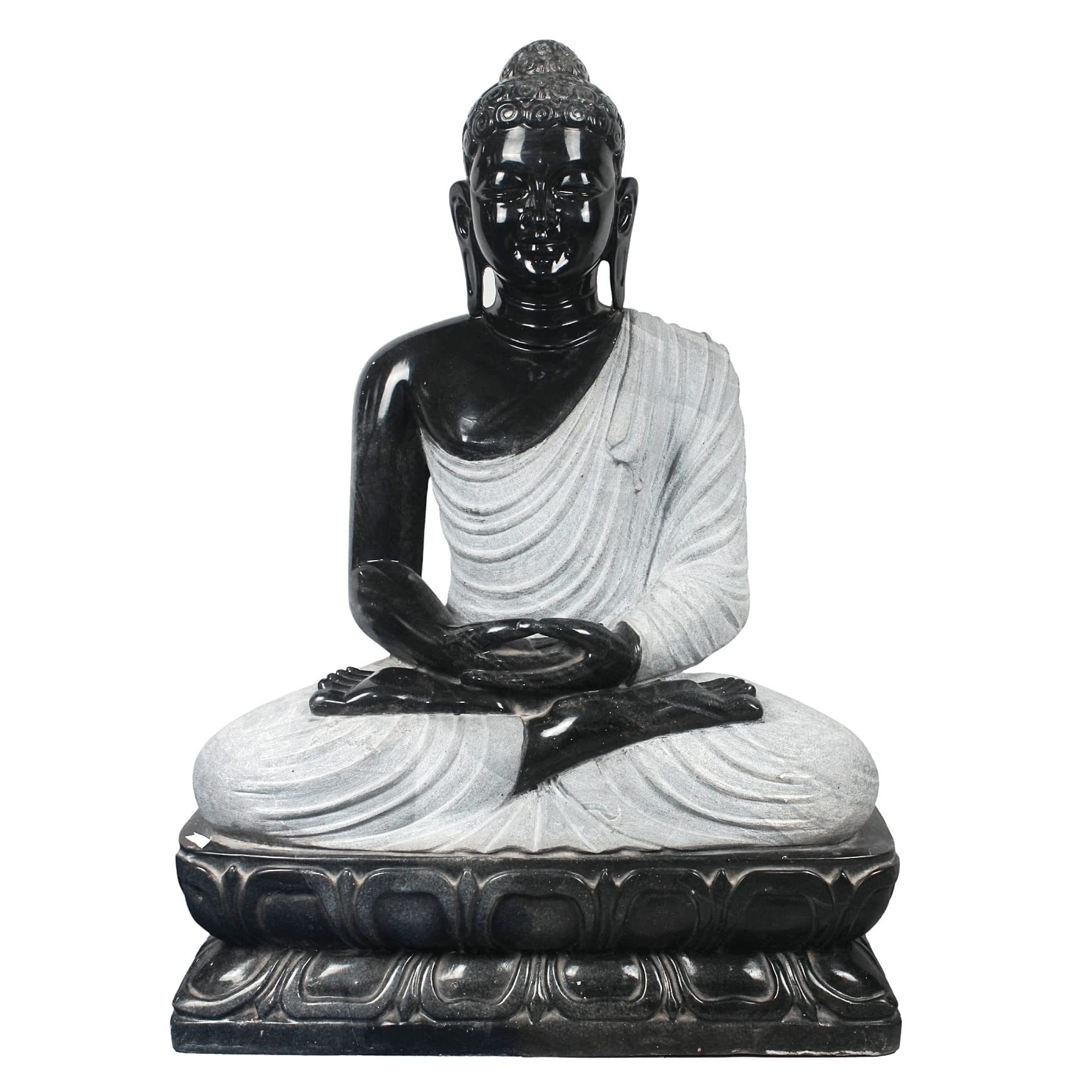 Buy Kalyan Marble Black Marble Buddha Statue Black Buddha Black
