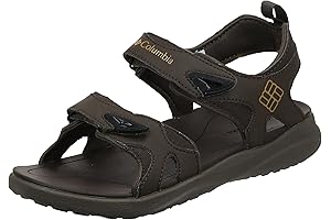 Columbia Sportswear Men's 2-Strap Sandal for Ground-Gripping Comfort