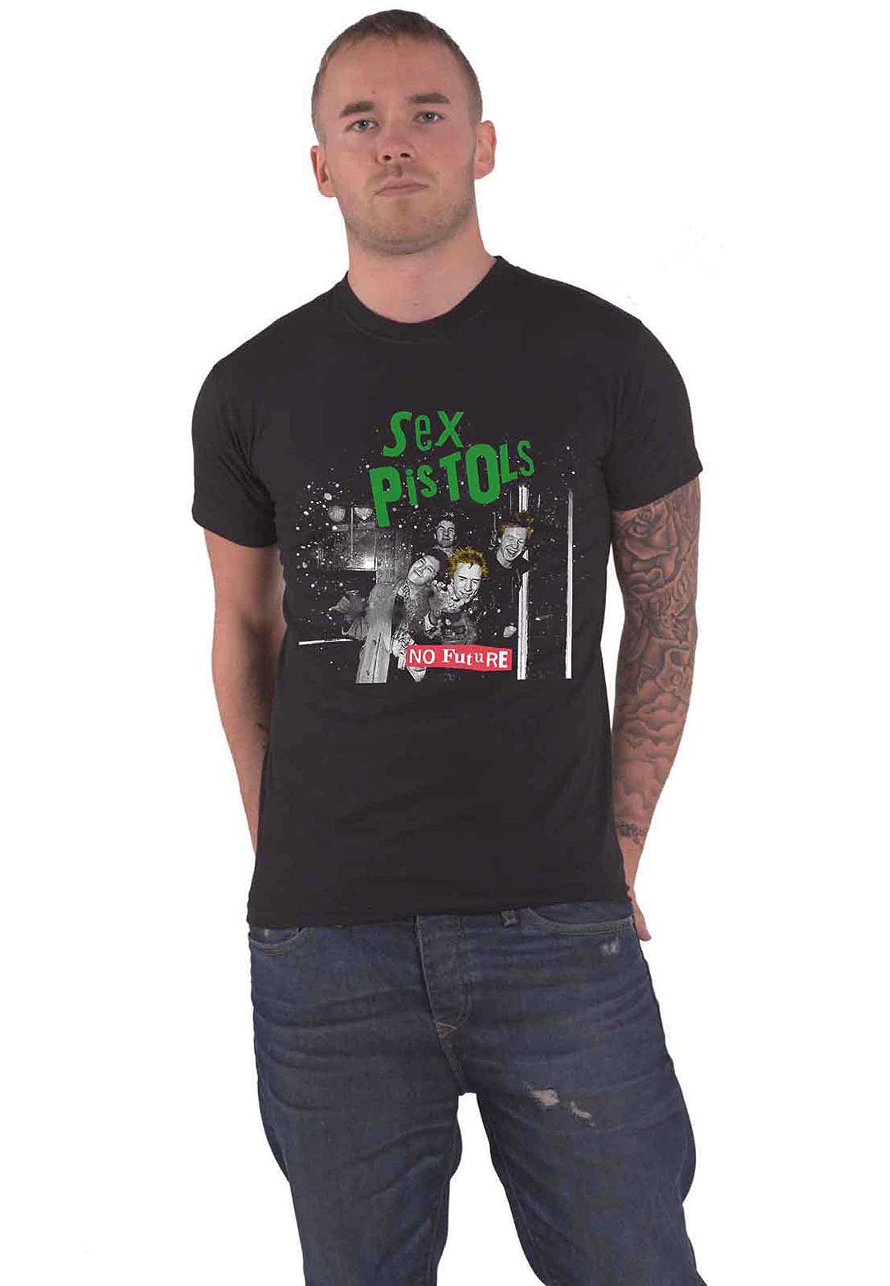 Sex Pistols Men's The Cover Photo T-Shirt Black