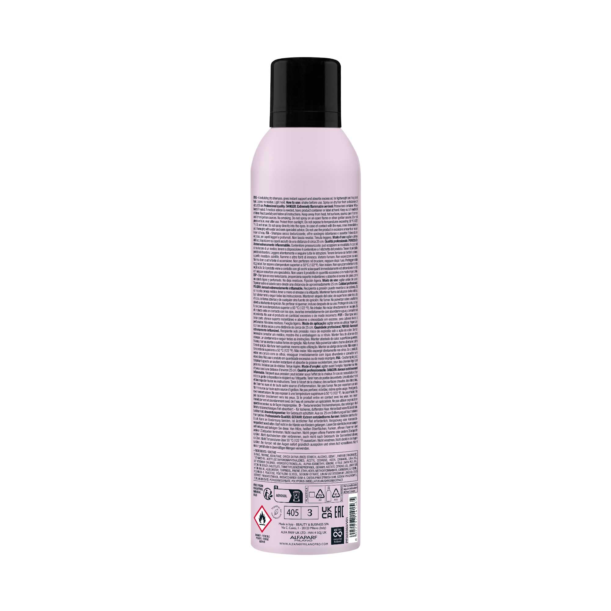 Alfaparf Milano Semi Di Lino Style&Care Texturizing Dry Shampoo 300ml -