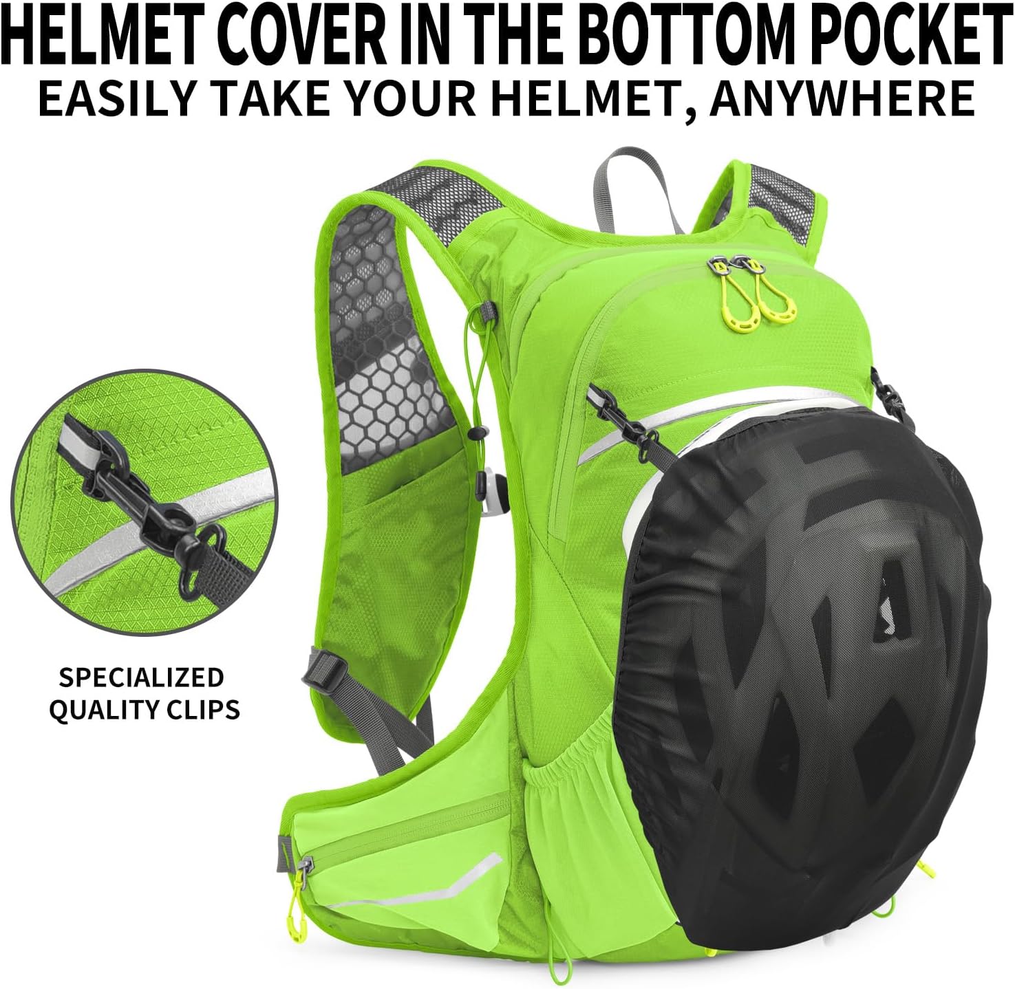 IX INOXTO 16L Hydration Backpack with Free 2-Liter Water Bladder,The Lightweight Hydration Pack for Cycling, Hiking, Skiing