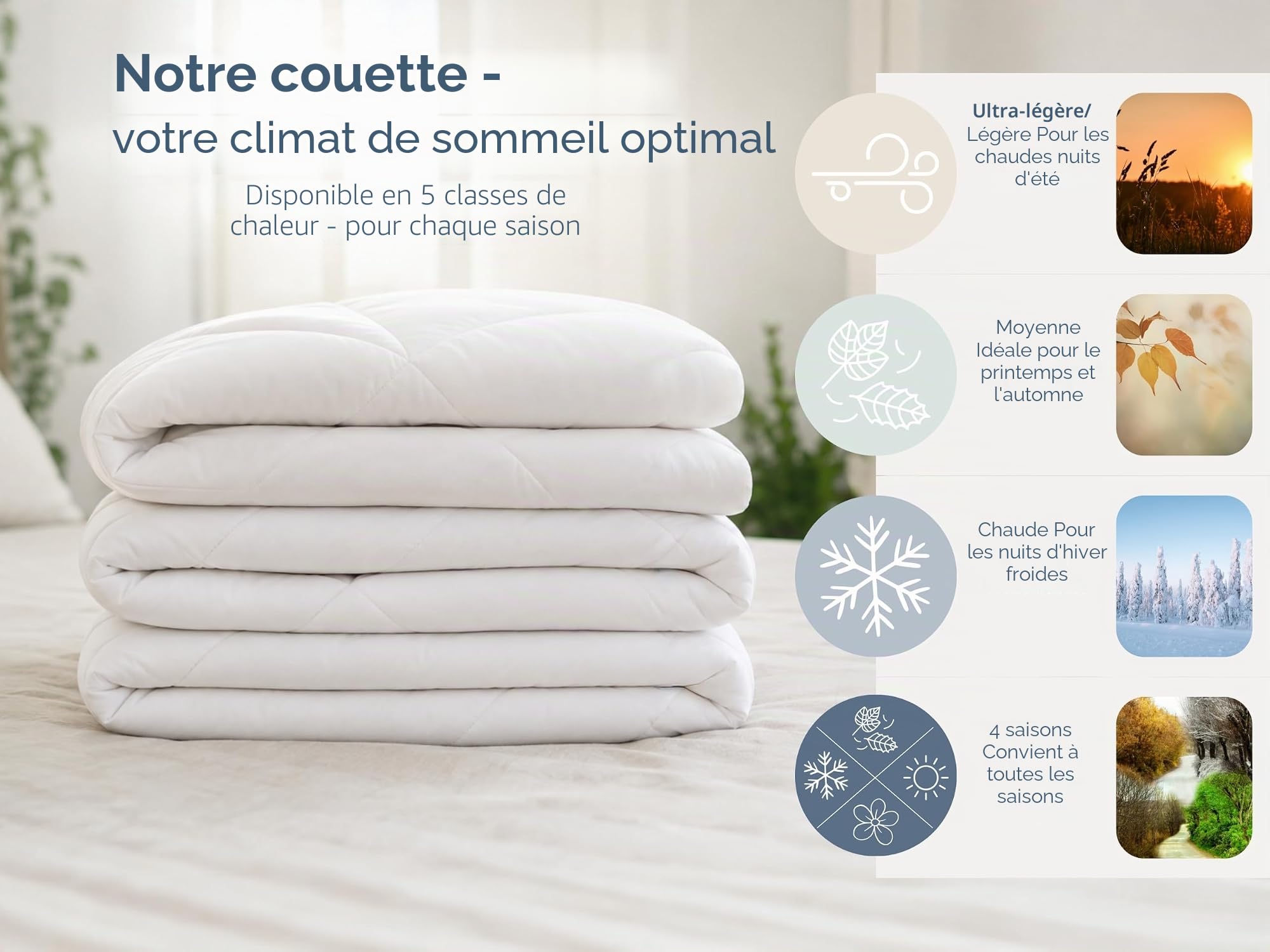 XDREAM Pure couverture d'été ultralégère 140x200 cm | couverture de lit très fine et ultralégère | lavable à 60 degrés | Convient aux personnes allergiques | 100 % microfibre | Öko-TEX® | 140 x 200 cm