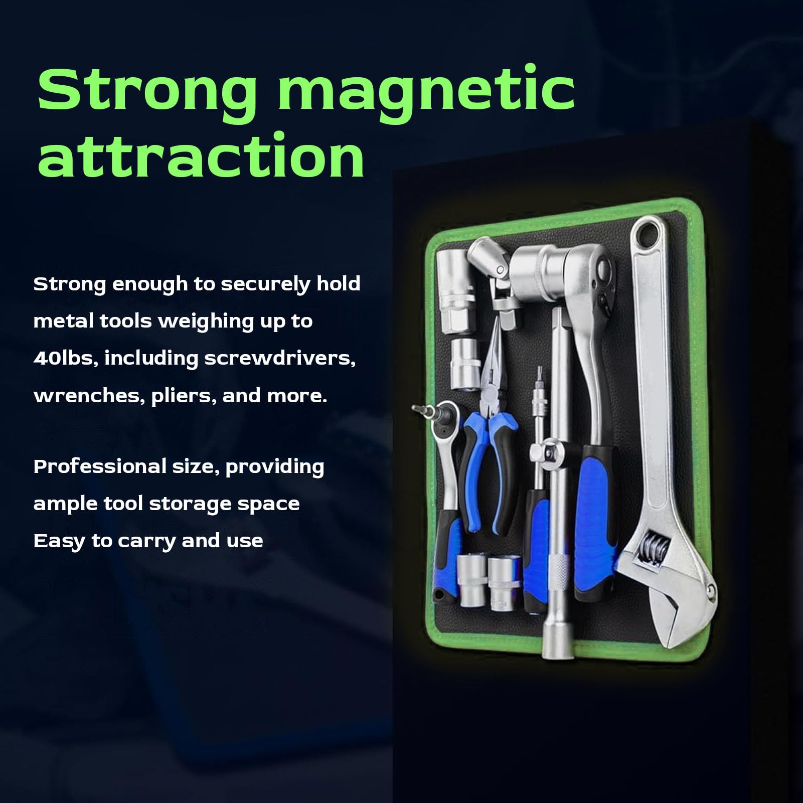 Versatile Magnetic Tool Pad with Powerful Magnet for Auto Repair