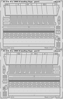 EDU32372 1:32 Eduard PE - Fw 190F-8 Landing Flaps (for use with the Revell kit) MODEL KIT ACCESSORY