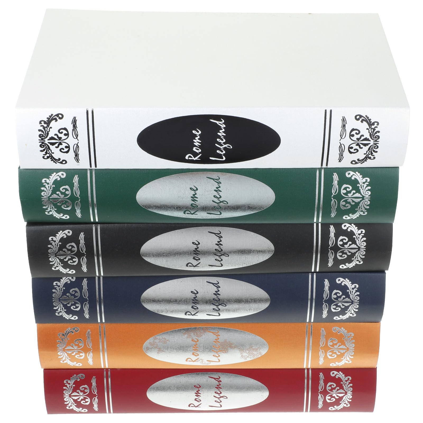 Faux livres décoratifs en papier couché et ornement de style rétro antique - 8