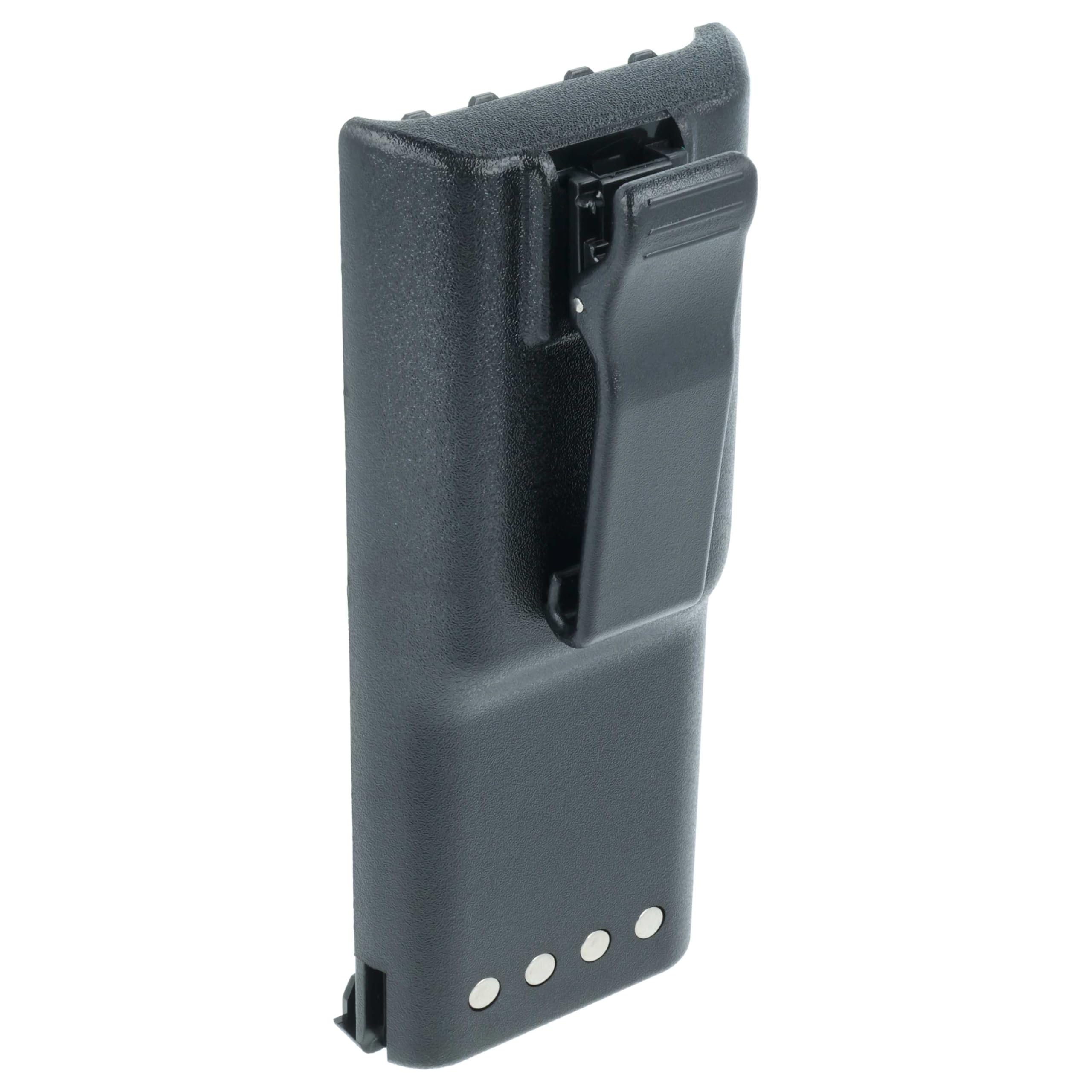 vhbw 2 x bateria kompatybilna z Motorola GTX900, GTX LTR przenośne radio (2500 mAh, 7,5 V, NiMH) + klips
