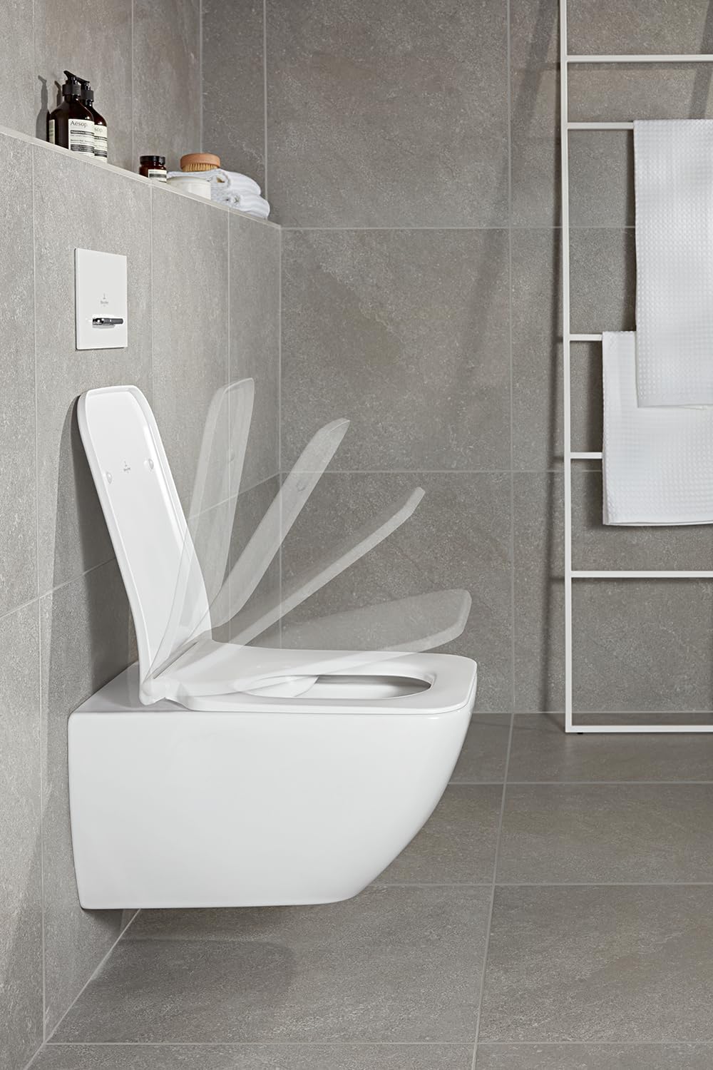 Villeroy & Boch 9M66S201 Compact Architectura Toilet Seat, White