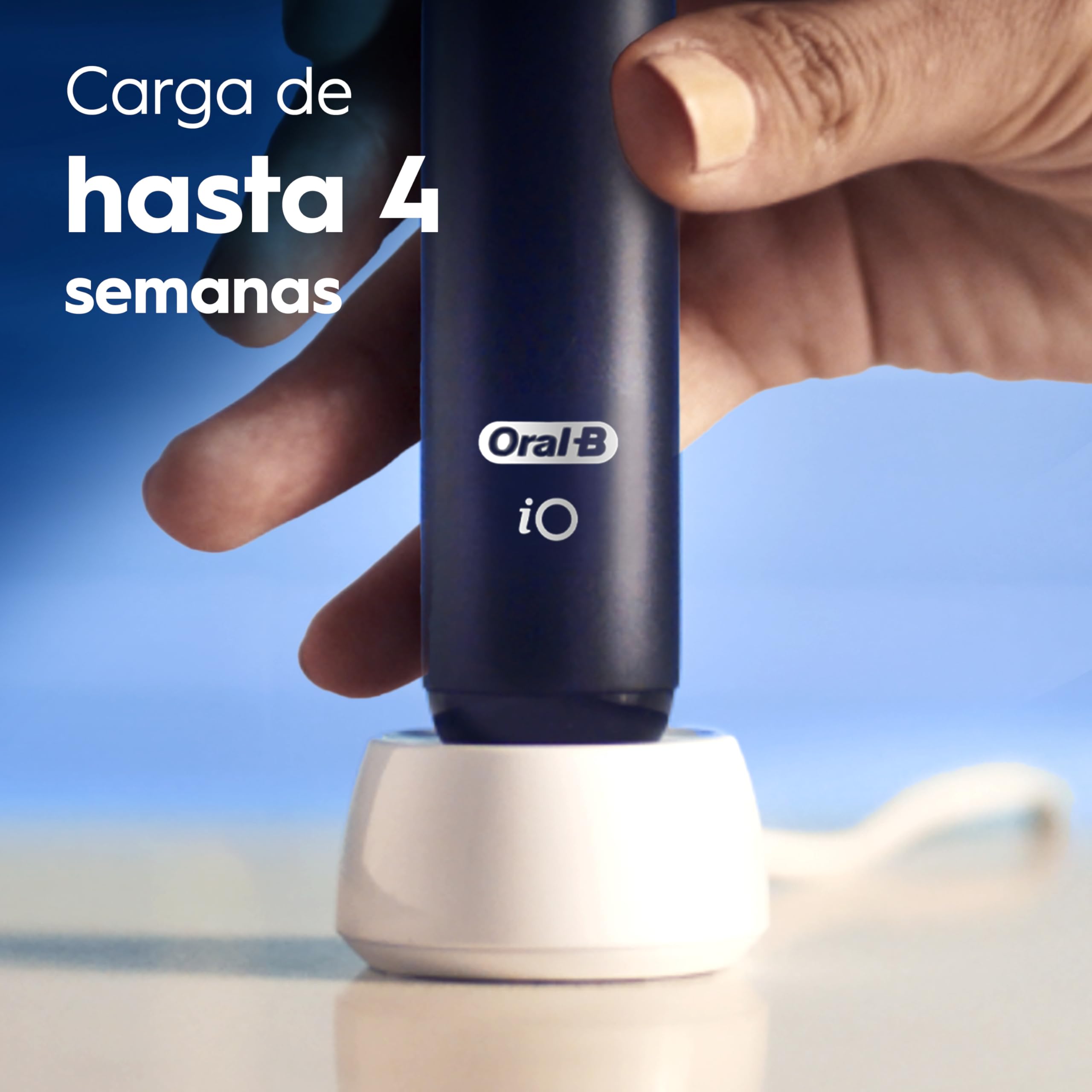 Oral-B iO 2 Cepillos de Dientes Eléctricos, Negro Y Rosa, Pack de 2, 2 Cabezales - 1 Estuche de Viaje, 1 Portarrecambios, 3 Modos de Cepillado, Sensor de Presión y Temporizador