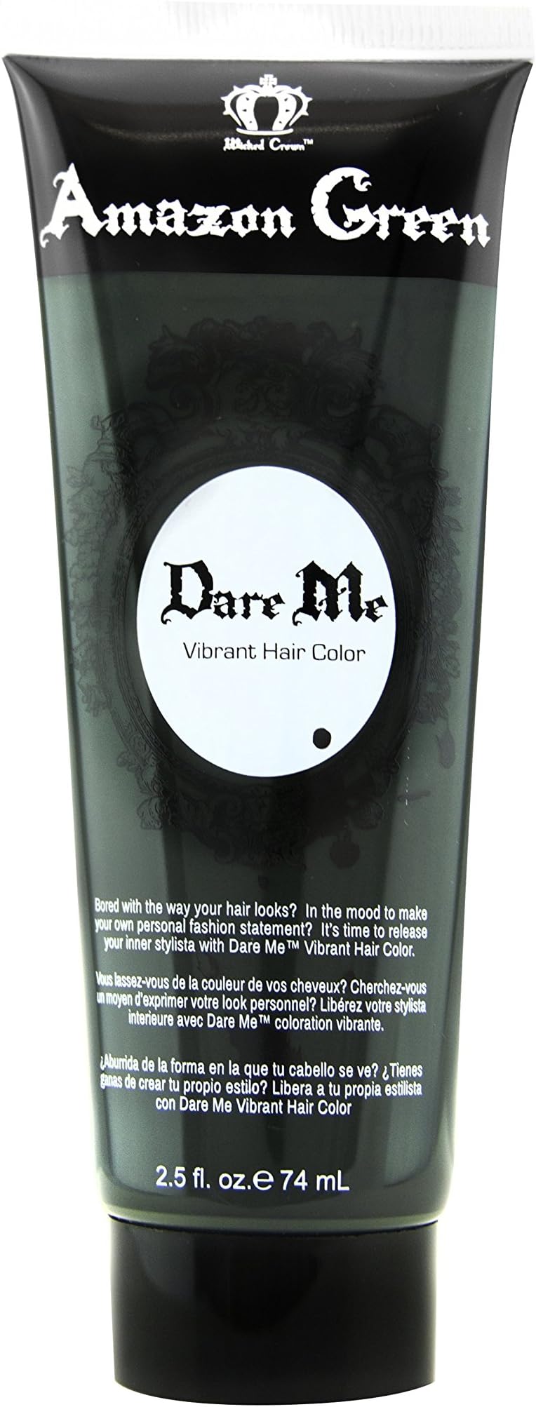 Wicked Crown Dare Me Vibrant Hair Color Gel, Amazon Green, 2.5 Fluid Ounce