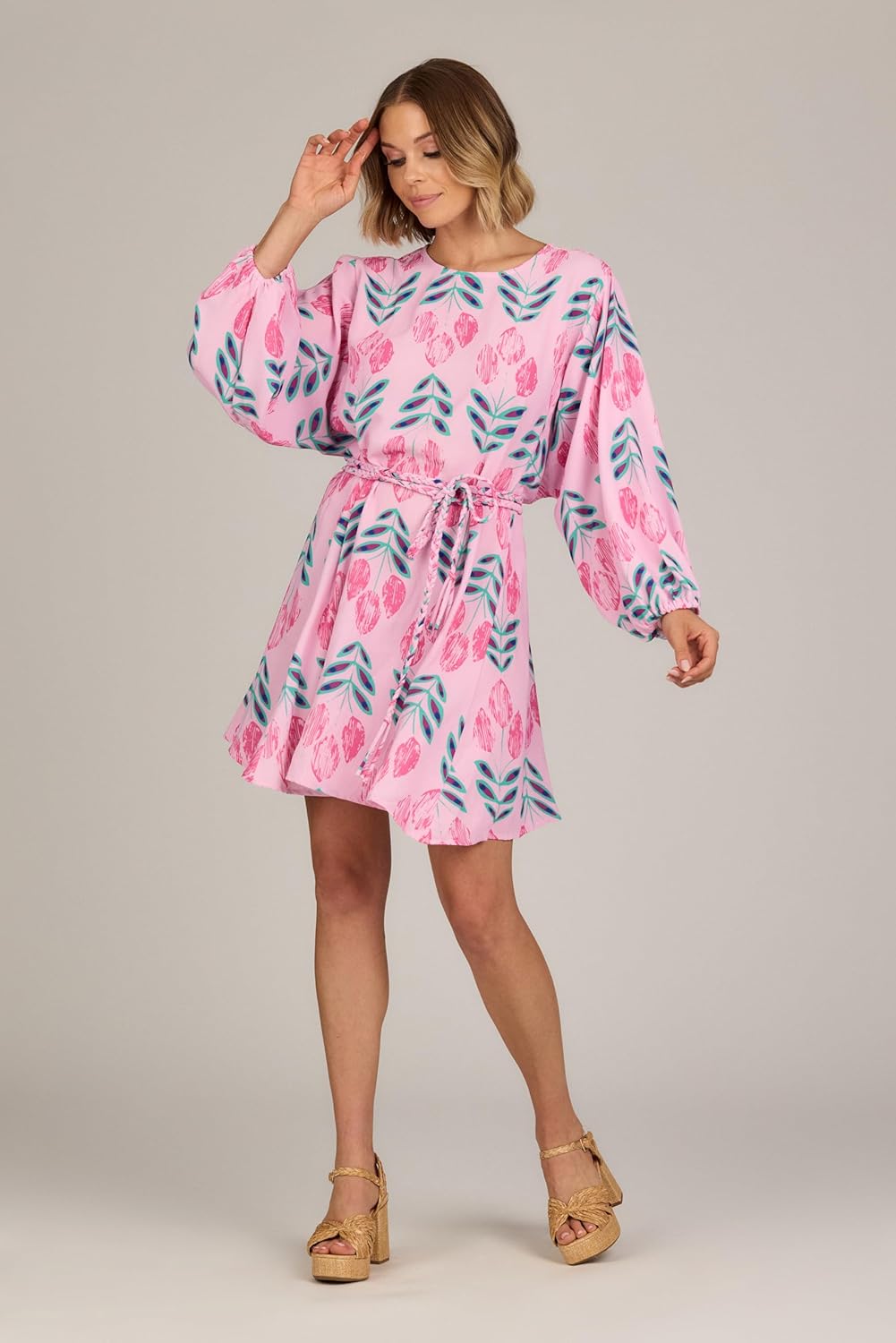 Mud Pie Womens Mud Pie Women's Dutton Flounce Dress - Image 7